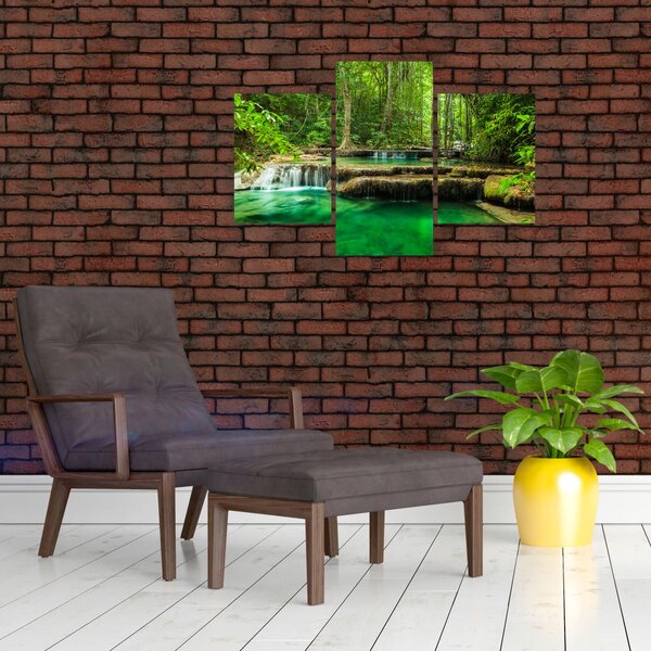 Slika - Zeleni vodopad (90x60 cm)