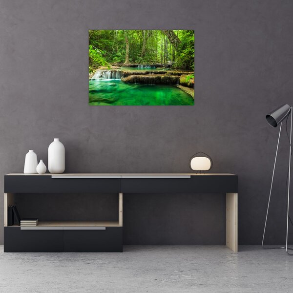 Slika - Zeleni vodopad (70x50 cm)