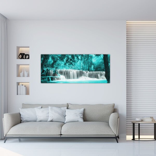 Slika - Plavi vodopad (120x50 cm)