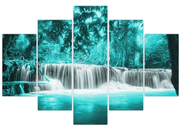 Slika - Plavi vodopad (150x105 cm)