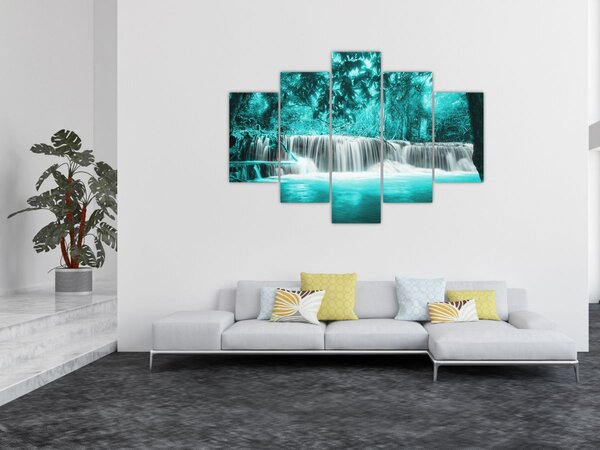 Slika - Plavi vodopad (150x105 cm)