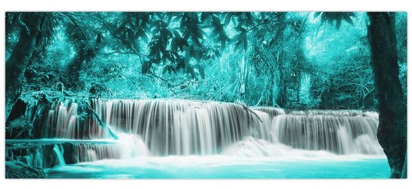 Slika - Plavi vodopad (120x50 cm)