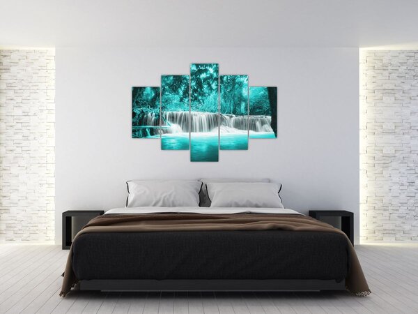Slika - Plavi vodopad (150x105 cm)