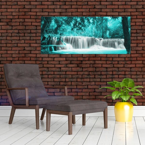 Slika - Plavi vodopad (120x50 cm)