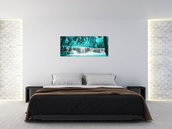 Slika - Plavi vodopad (120x50 cm)