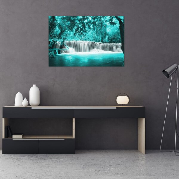 Slika - Plavi vodopad (90x60 cm)