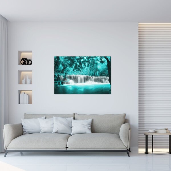 Slika - Plavi vodopad (90x60 cm)