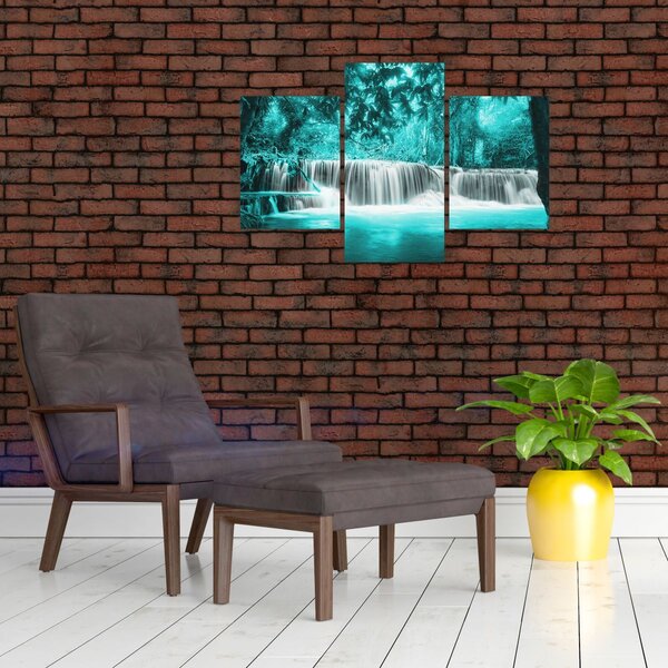 Slika - Plavi vodopad (90x60 cm)