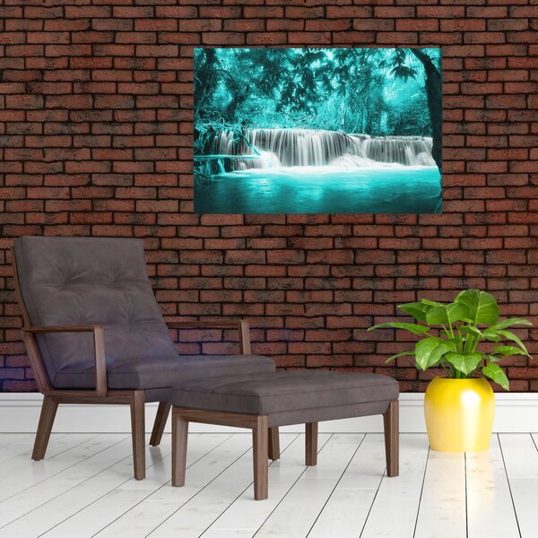 Slika - Plavi vodopad (90x60 cm)