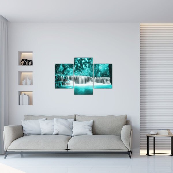 Slika - Plavi vodopad (90x60 cm)