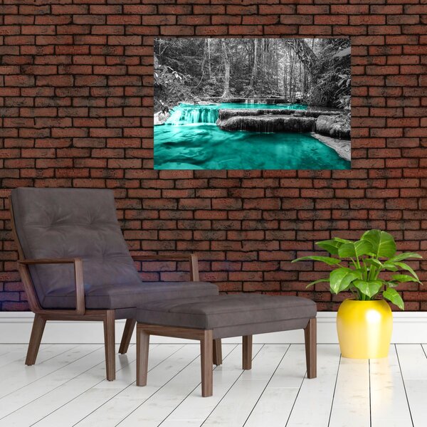 Slika - Zimska rijeka (90x60 cm)