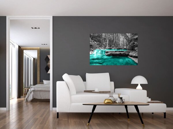 Slika - Zimska rijeka (90x60 cm)
