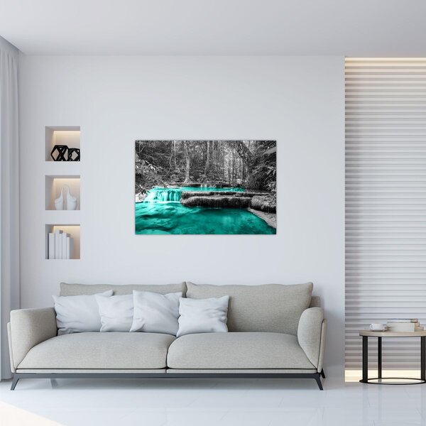 Slika - Zimska rijeka (90x60 cm)
