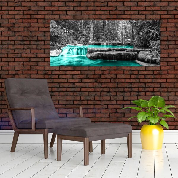 Slika - Zimska rijeka (120x50 cm)
