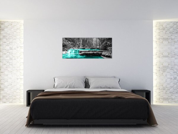 Slika - Zimska rijeka (120x50 cm)