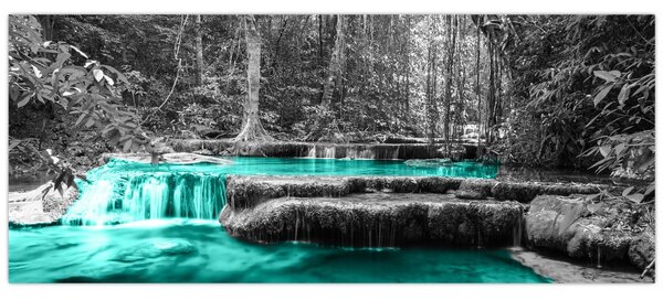 Slika - Zimska rijeka (120x50 cm)