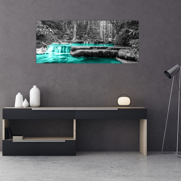 Slika - Zimska rijeka (120x50 cm)