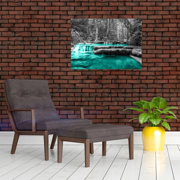 Slika - Zimska rijeka (70x50 cm)