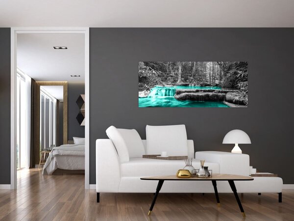 Slika - Zimska rijeka (120x50 cm)
