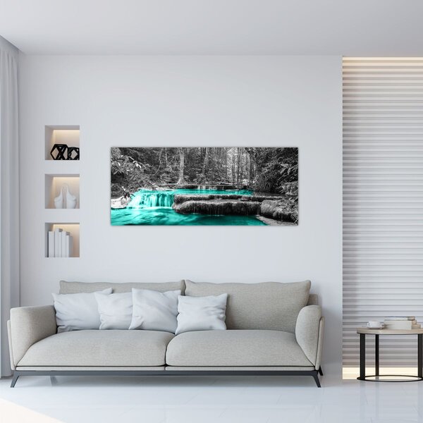 Slika - Zimska rijeka (120x50 cm)