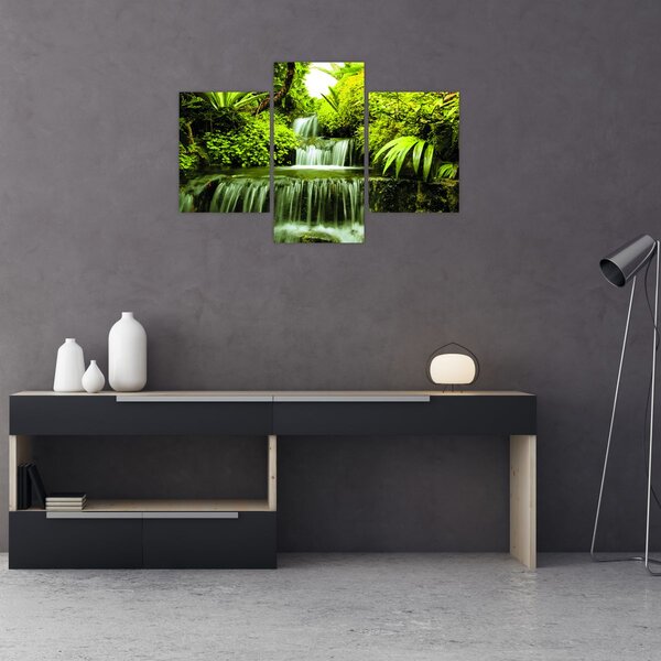 Slika - Indonezijski vodopadi (90x60 cm)