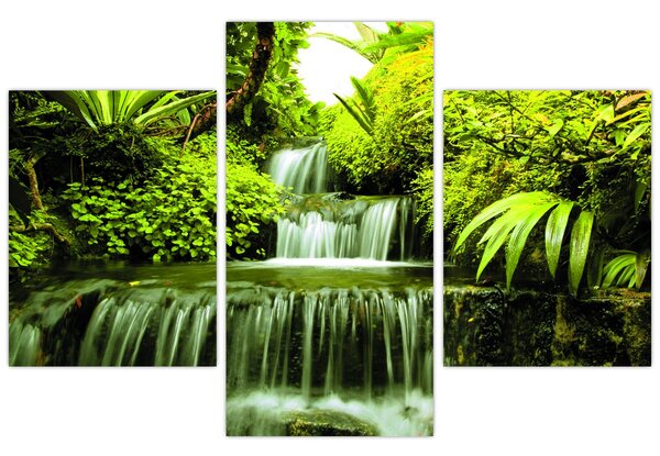 Slika - Indonezijski vodopadi (90x60 cm)