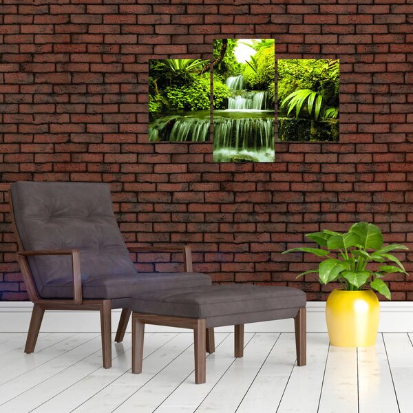 Slika - Indonezijski vodopadi (90x60 cm)