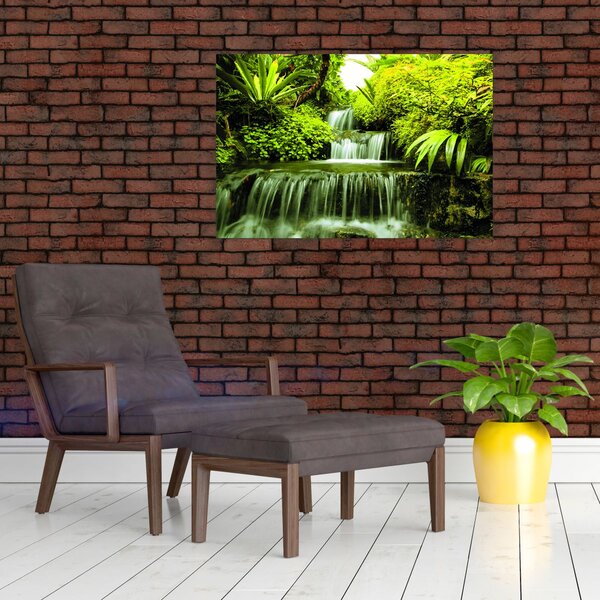 Slika - Indonezijski vodopadi (90x60 cm)