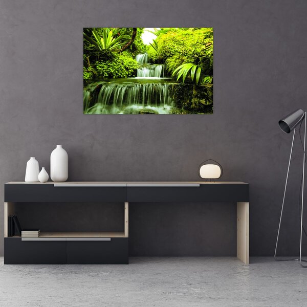 Slika - Indonezijski vodopadi (90x60 cm)