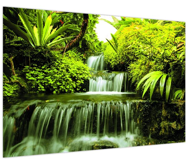 Slika - Indonezijski vodopadi (90x60 cm)