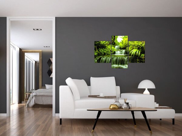 Slika - Indonezijski vodopadi (90x60 cm)