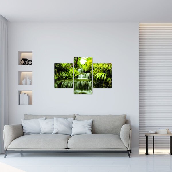 Slika - Indonezijski vodopadi (90x60 cm)