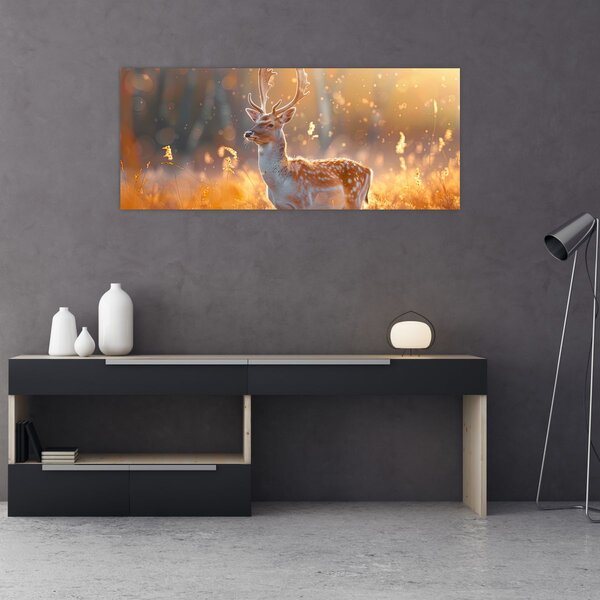 Slika - Jeleni u polju (120x50 cm)
