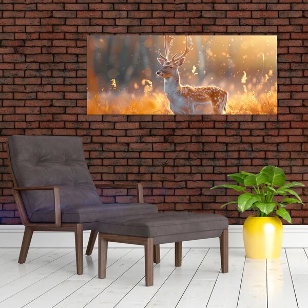 Slika - Jeleni u polju (120x50 cm)