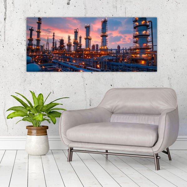 Slika - Industrijsko postrojenje (120x50 cm)