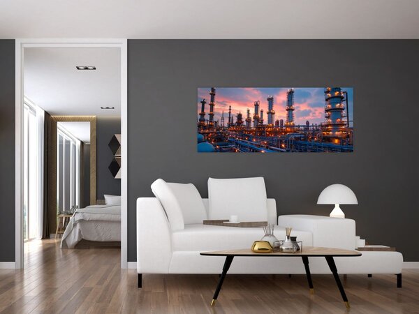 Slika - Industrijsko postrojenje (120x50 cm)