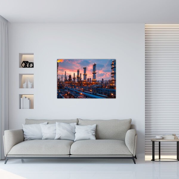 Slika - Industrijsko postrojenje (90x60 cm)
