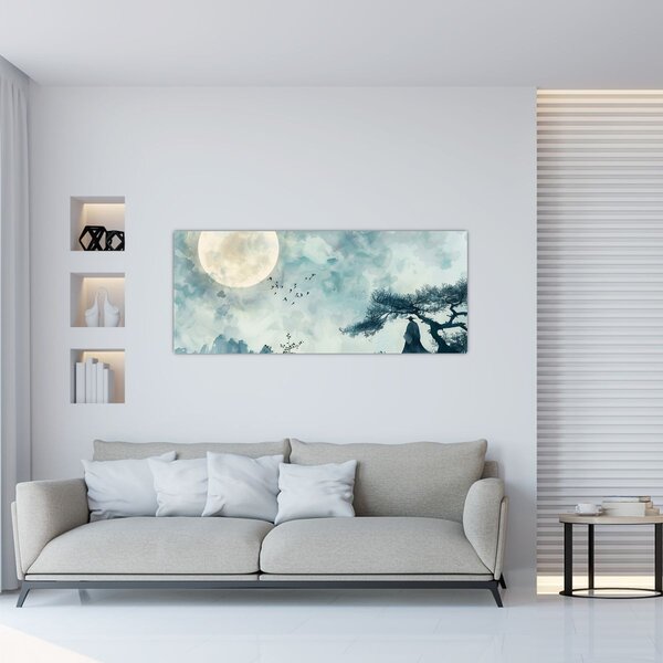 Slika - Slika punog mjeseca (120x50 cm)