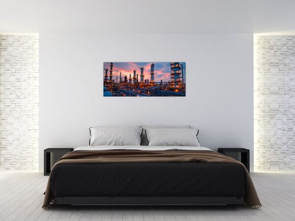 Slika - Industrijsko postrojenje (120x50 cm)
