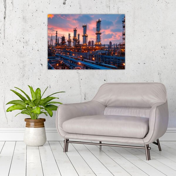 Slika - Industrijsko postrojenje (70x50 cm)