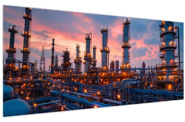 Slika - Industrijsko postrojenje (120x50 cm)