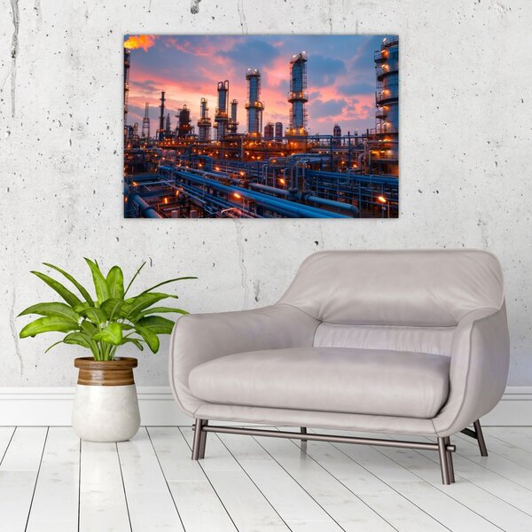 Slika - Industrijsko postrojenje (90x60 cm)