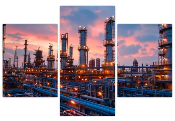Slika - Industrijsko postrojenje (90x60 cm)