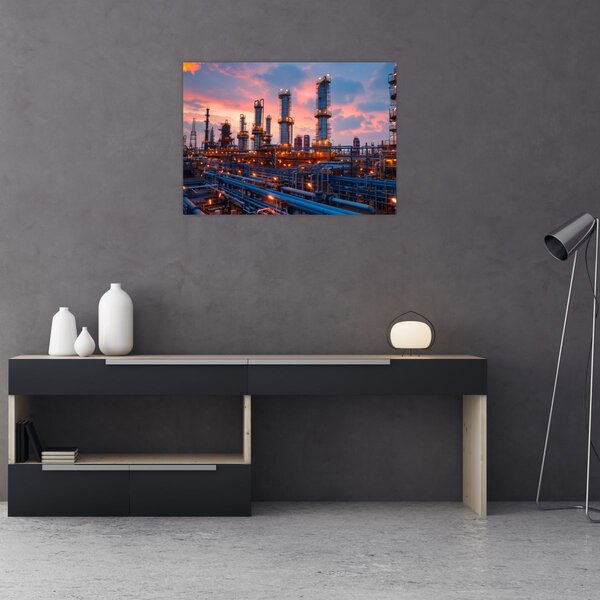 Slika - Industrijsko postrojenje (70x50 cm)