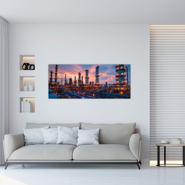 Slika - Industrijsko postrojenje (120x50 cm)