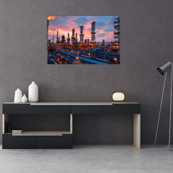 Slika - Industrijsko postrojenje (90x60 cm)