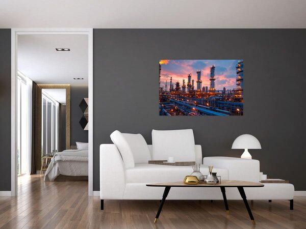 Slika - Industrijsko postrojenje (90x60 cm)