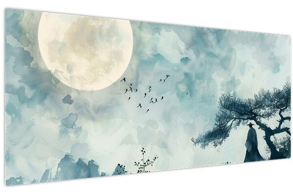 Slika - Slika punog mjeseca (120x50 cm)