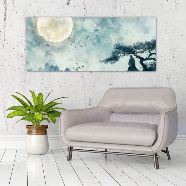 Slika - Slika punog mjeseca (120x50 cm)
