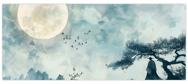Slika - Slika punog mjeseca (120x50 cm)